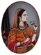 India: Empress Nur Jahan, wife of Emperor Jahangir, Delhi, c.1850